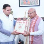 मुख्यमंत्री धामी ने केंद्रीय मंत्री मनोहर लाल खट्टर से की मुलाकात