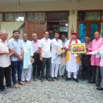 राजजात मानचित्र पर कुरुड़ व देवराला को अंकित करने को लेकर महाराज से मिला प्रतिनिधिमंडल