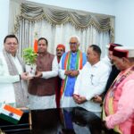 बद्री-केदार मंदिर समिति के प्रतिनिधिमंडल ने सीएम धामी से की मुलाकात