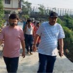 कैबिनेट मंत्री गणेश जोशी ने किया क्षतिग्रस्त सड़क का निरीक्षण, अधिकारियों को दिए पुनर्निर्माण के निर्देश