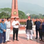 सैनिक कल्याण मंत्री गणेश जोशी ने किया सैन्यधाम निर्माण कार्यों का निरीक्षण