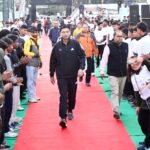 पवेलियन ग्राउंड से शुरू हुई 8 किलोमीटर मैराथन, 700 से अधिक धावक हुए शामिल