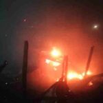 खरसाली गांव में देर रात लगी आग, दुकानों और घरेलू सामान को भारी नुकसान