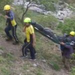 दर्दनाक सड़क हादसा- गहरी खाई में गिरा वाहन, चालक की मौत