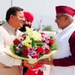 मुख्यमंत्री धामी ने उपराष्ट्रपति सी. पी. राधाकृष्णन का जॉलीग्रांट एयरपोर्ट पर किया स्वागत