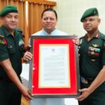 127 इन्फैंट्री बटालियन (इकोलॉजिकल), गढ़वाल राइफल्स को मिला मुख्यमंत्री प्रशंसा सम्मान
