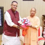 कृषि मंत्री गणेश जोशी ने उत्तर प्रदेश के मुख्यमंत्री योगी आदित्यनाथ से की शिष्टाचार भेंट