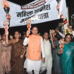 महिला आरक्षण के समर्थन में मातृशक्ति ने निकाली महिला आक्रोश मशाल यात्रा