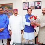 महाराज ने मुख्यमंत्री धामी को सौंपा 3,67,995 की धनराशि का चैक
