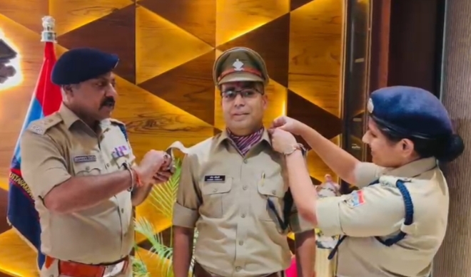 उपनिरीक्षक से निरीक्षक बने हरीश अधिकारी, एसएसपी हरिद्वार ने दी शुभकामनाएं एवं बधाई 