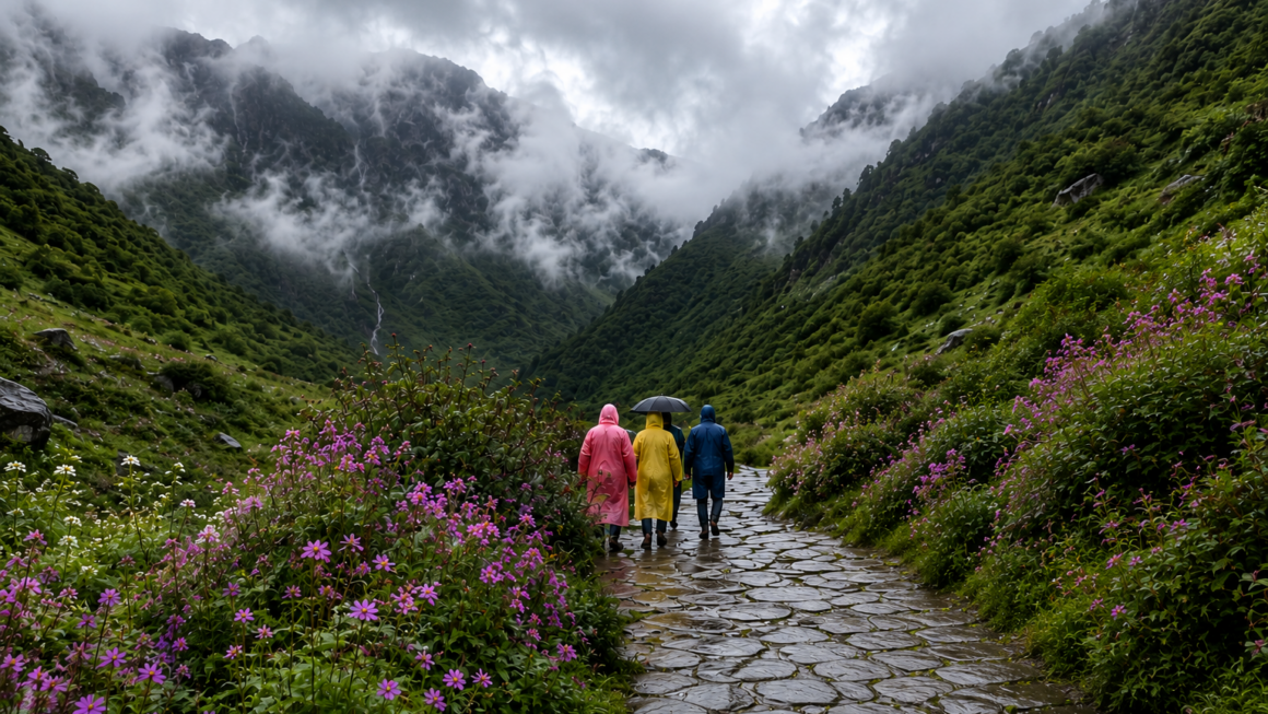 लगातार बारिश के चलते फूलों की घाटी पर्यटकों के लिए बंद, प्रशासन ने सुरक्षा को दी प्राथमिकता