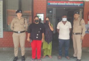 सार्वजनिक स्थान पर विवाद कर शांति भंग करने वाले तीन लोगों को पुलिस ने किया गिरफ्तार