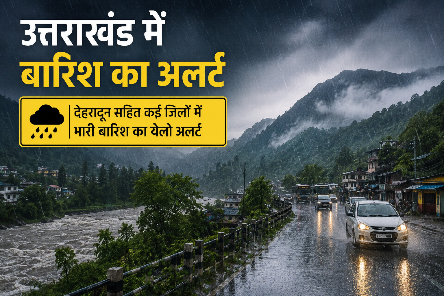 उत्तराखंड में फिर सक्रिय होगा मानसून, कई जिलों में भारी बारिश का येलो अलर्ट