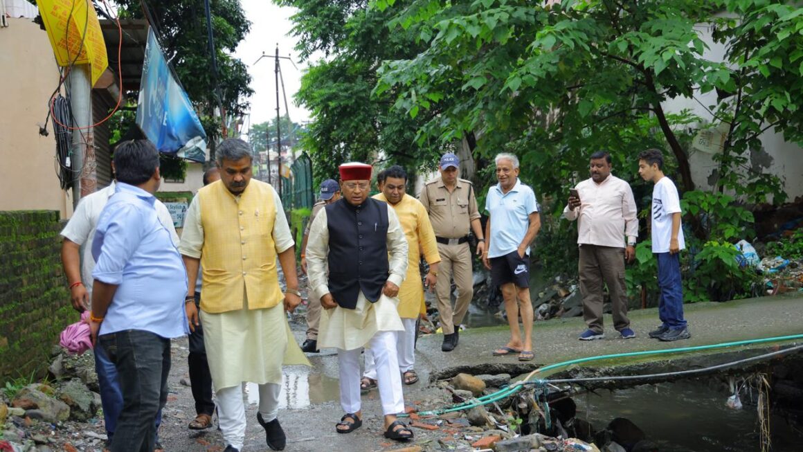 काबिना मंत्री खजानदास ने किया मन्नुगंज एवं रिस्पना का भ्रमण*