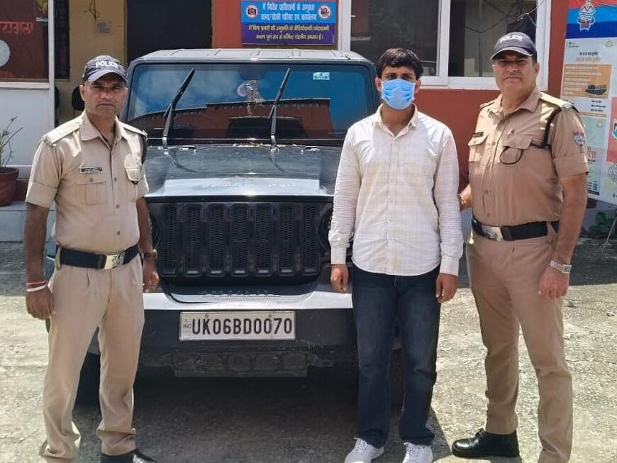 मोतीचूर फ्लाईओवर पर बस चालक को थार से कुचलने का प्रयास, आरोपी गिरफ्तार