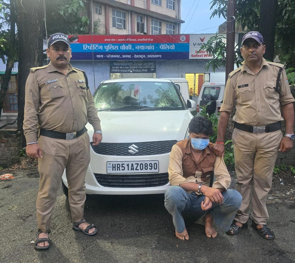 पटेलनगर में फायरिंग के बाद पुलिस की त्वरित कार्रवाई, एक आरोपी गिरफ्तार