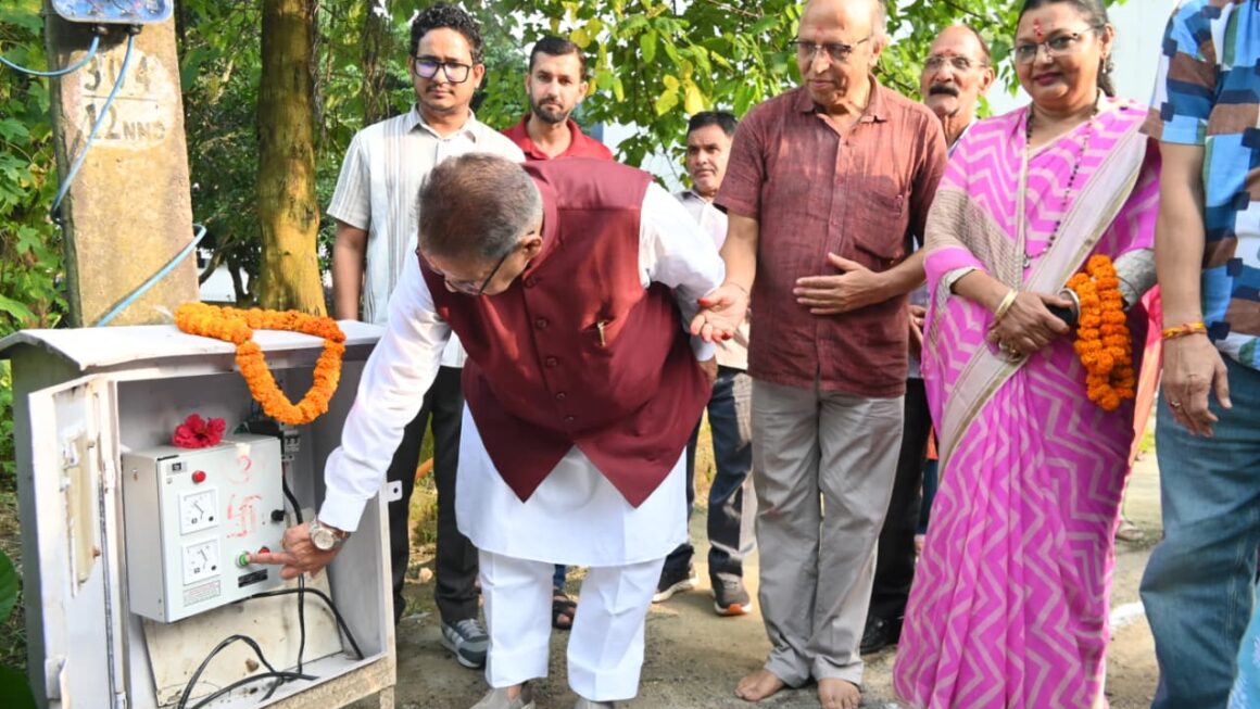 राजेंद्र नगर में नवनिर्मित ट्यूबवेल का कैबिनेट मंत्री गणेश जोशी ने किया शुभारंभ
