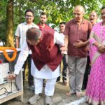 राजेंद्र नगर में नवनिर्मित ट्यूबवेल का कैबिनेट मंत्री गणेश जोशी ने किया शुभारंभ