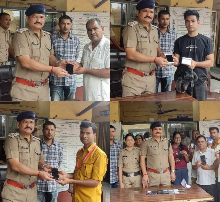 दून पुलिस ने लौटाए 15 खोए मोबाइल, मालिकों के चेहरों पर लौटी मुस्कान