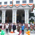एसजीआरआर विश्वविद्यालय तिरंगे के रंग में रंगा