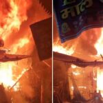 अजमेरी बाजार में कई दुकानों लगी भीषण आग, करीब 20 मिनट बाद पहुंची दमकल टीम