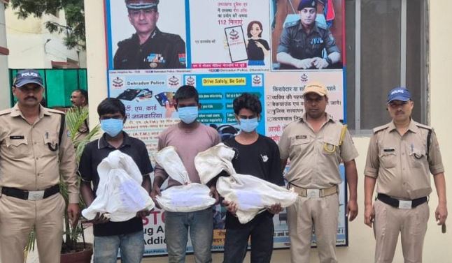 पटेलनगर होटल से कॉपर वायर चोरी का खुलासा, नशे की लत पूरी करने वाले तीन आरोपी गिरफ्तार