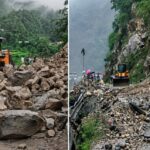 बारिश से चारधाम यात्रा प्रभावित, भूस्खलन से यमुनोत्री-गंगोत्री हाईवे कई जगह बंद