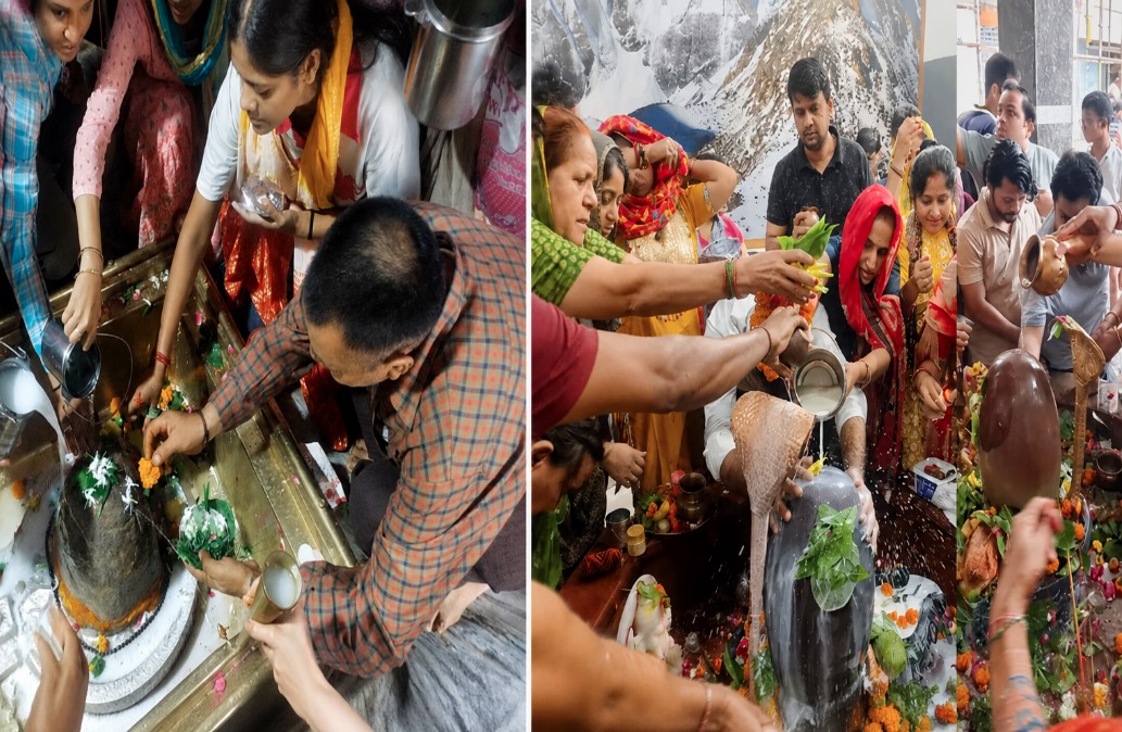 सावन का पहला सोमवार आज, शिव मंदिरों में उमड़ा आस्था का सैलाब