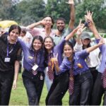 एसजीआरआरयू के दीक्षारंभ का भव्य समापन, रेन डांस पर जमकर थिरके छात्र-छात्राएं