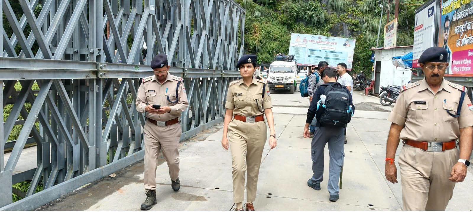केदारनाथ यात्रा के दूसरे चरण की तैयारियों का एसपी ने लिया जायजा, रुद्रप्रयाग से गौरीकुंड तक किया निरीक्षण