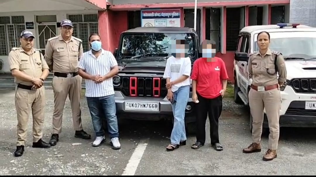 बल्लूपुर-चकराता रोड पर थार से हुड़दंग, पुलिस ने चालक समेत 3 को हिरासत में लिया