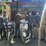वाहन चोरी का खुलासा, 4 शातिर वाहन चोर गिरफ्तार