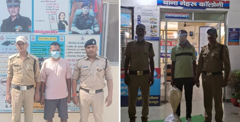 देहरादून में शराब तस्करी पर पुलिस का शिकंजा, दो आरोपी गिरफ्तार, 70 से ज्यादा लीटर/पैक शराब बरामद