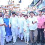 निर्वाचन आयोग के खिलाफ कांग्रेस का प्रदर्शन, सचिवालय स्थित निर्वाचन कार्यालय का किया घेराव
