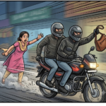 गोरखपुर में महिला से बाइक सवार बदमाशों ने झपटा बैग, मोबाइल-गहने और नकदी समेत जरूरी दस्तावेज ले गए