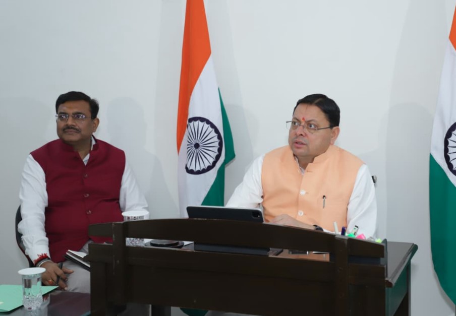 मुख्यमंत्री धामी ने की चारधाम यात्रा-2026 की व्यवस्थाओं की समीक्षा
