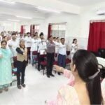 नशामुक्ति अभियान के तहत स्टेट नर्सिंग कॉलेज में छात्र-छात्राओं ने ली नशे से दूर रहने की शपथ
