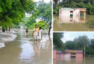 सारण में बाढ़ का बढ़ा खतरा, 48 गांव प्रभावित; 33 नाव और बोट एंबुलेंस से राहत कार्य जारी