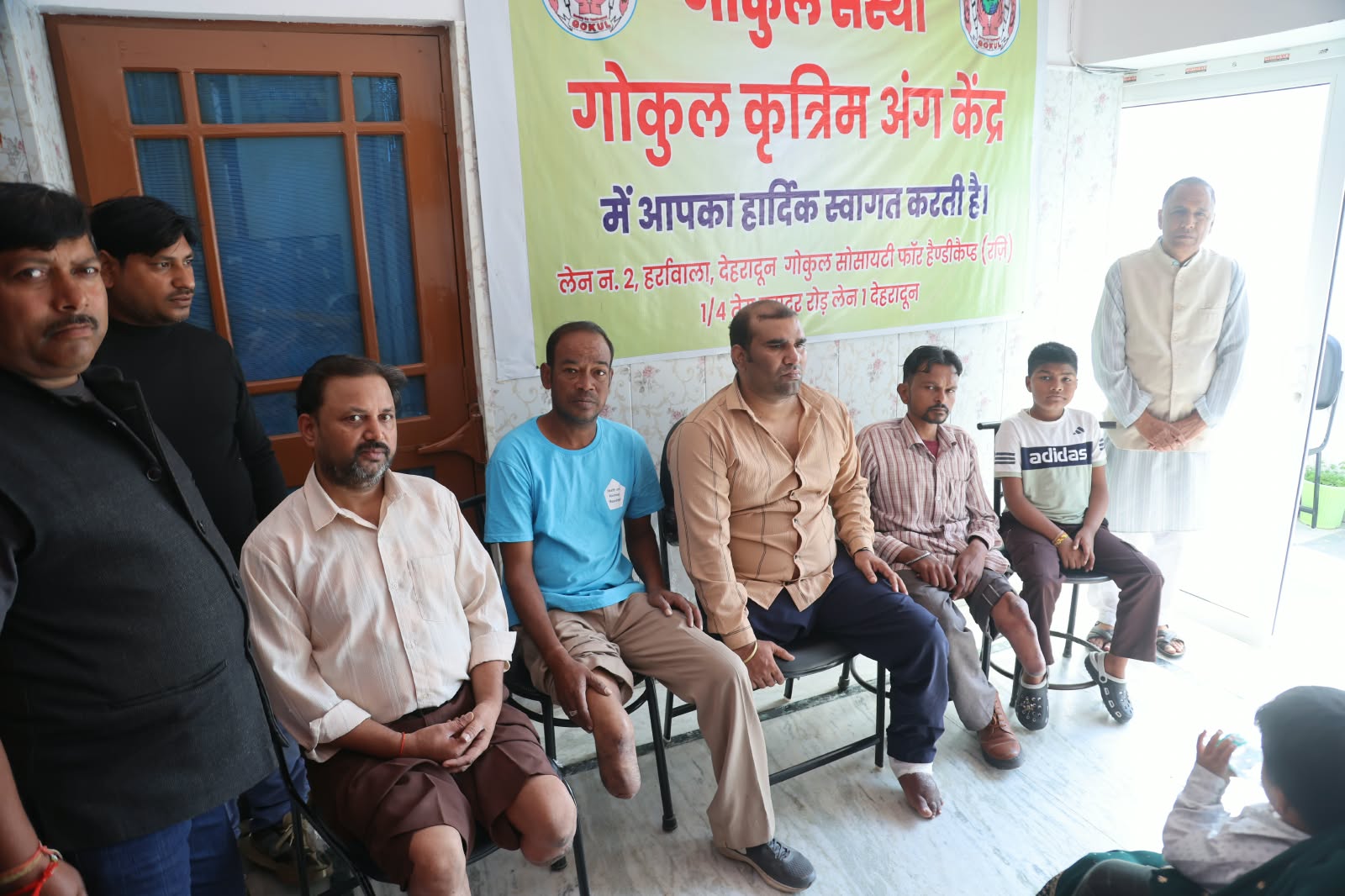 गोकुल संस्था द्वारा दिनांक 25 अक्टूबर 2026 को कृत्रिम अंग शिविर का सफल आयोजन