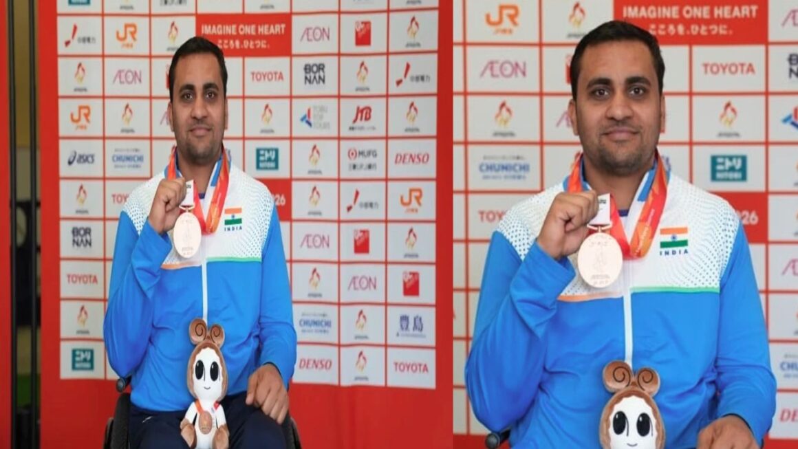 एशियाई पैरा गेम्स में आयुष वर्मा का कमाल, शॉटपुट में जीता गोल्ड मेडल