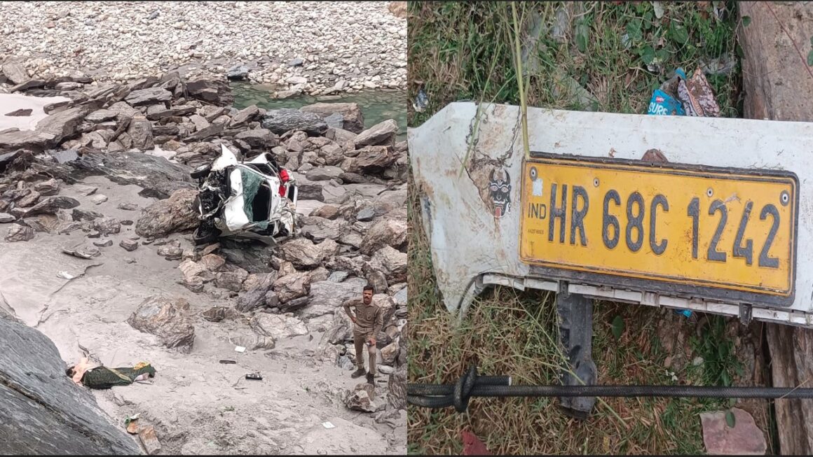 देवप्रयाग में बड़ा सड़क हादसा, 150 मीटर गहरी खाई में गिरी कार, दो की मौत