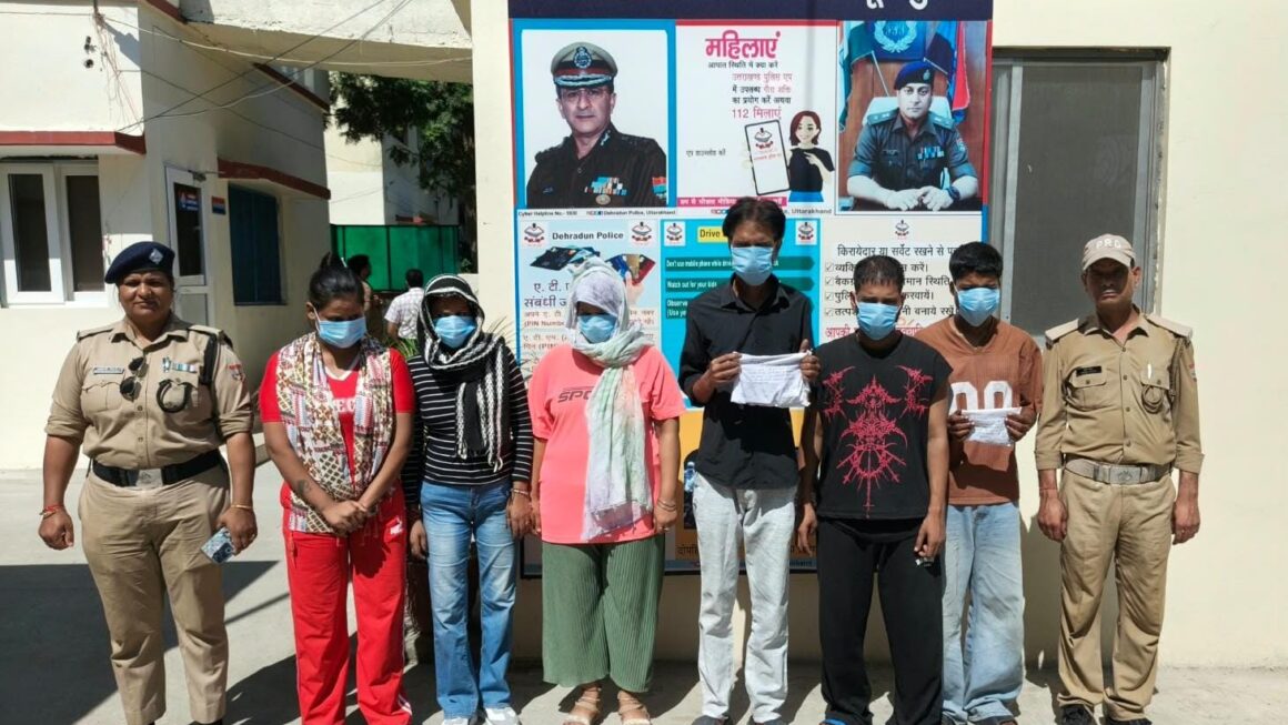 पटेलनगर में किराये के कमरे में चल रहे देह व्यापार का भंडाफोड़, छह गिरफ्तार