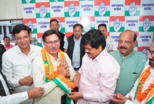 उत्तराखंड कांग्रेस में शामिल हुए कई नेता, 2027 चुनाव से पहले संगठन मजबूत करने की तैयारी